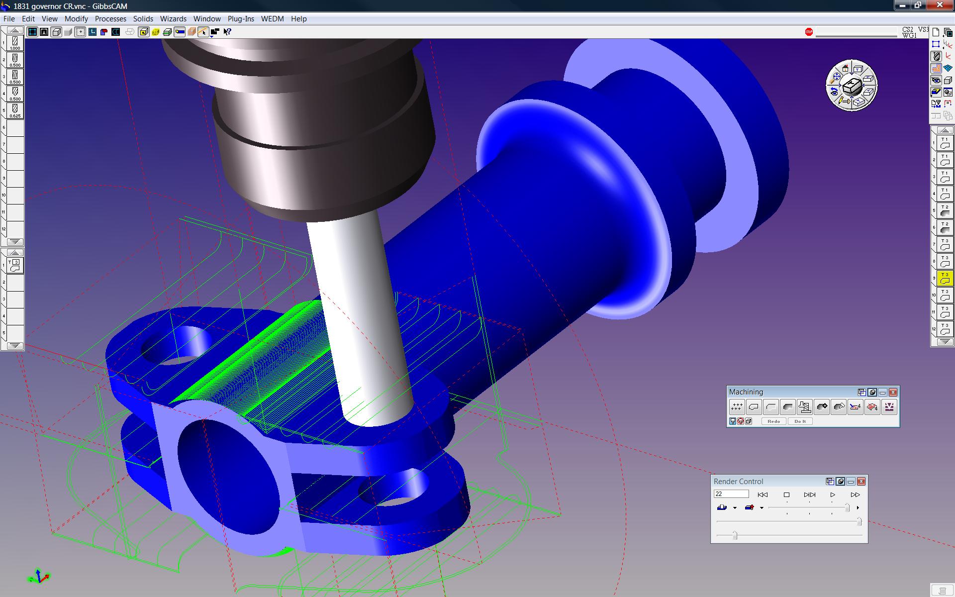 Gibbscam Tool Simulation