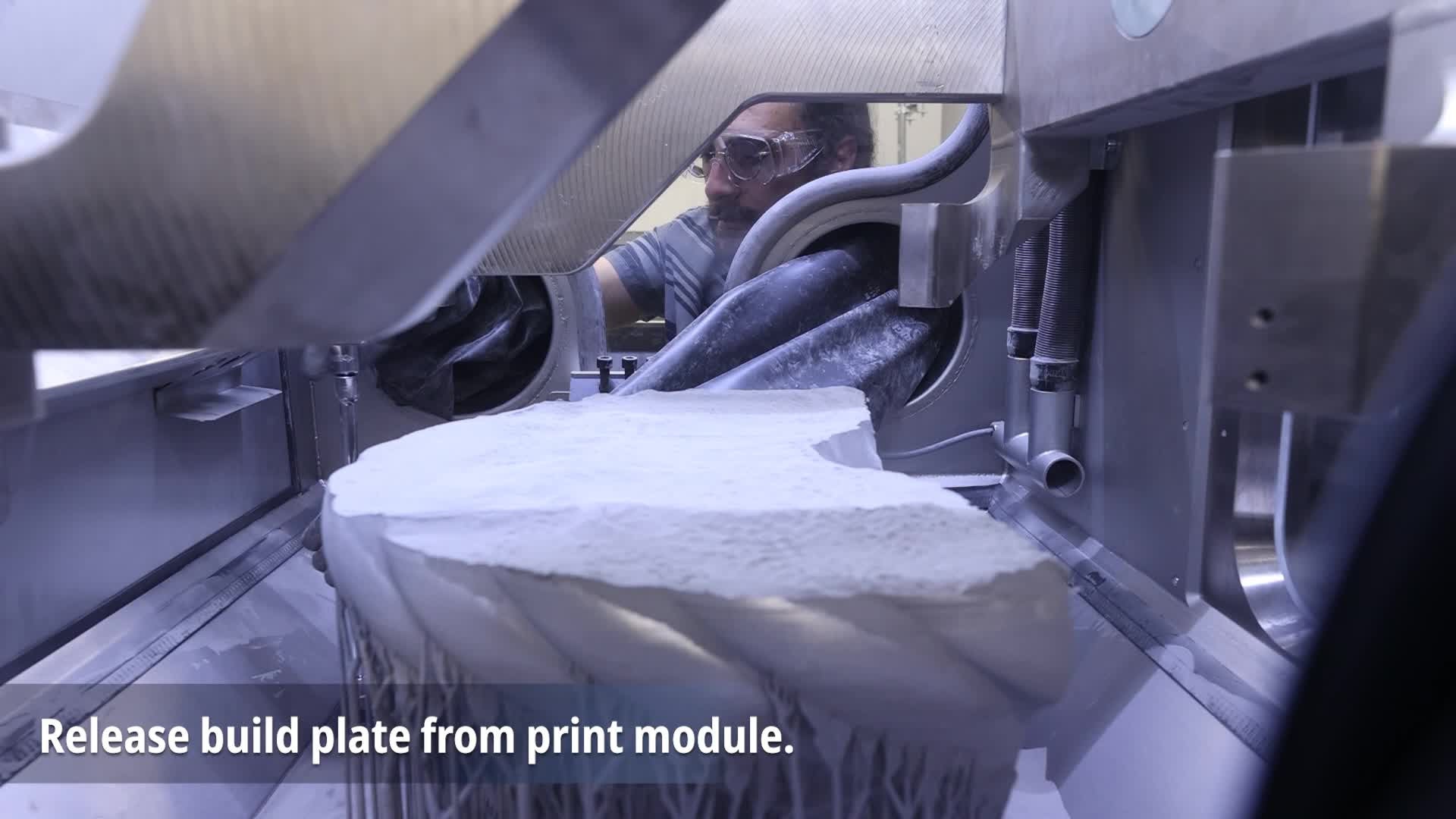 DMP Factory 500: Depowder Module