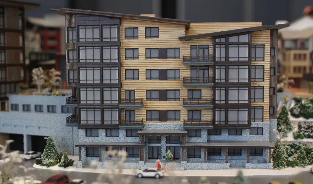 LGM nutzte die digitale Texturierung, um die Fassaden des endgültigen Gebäudes darzustellen