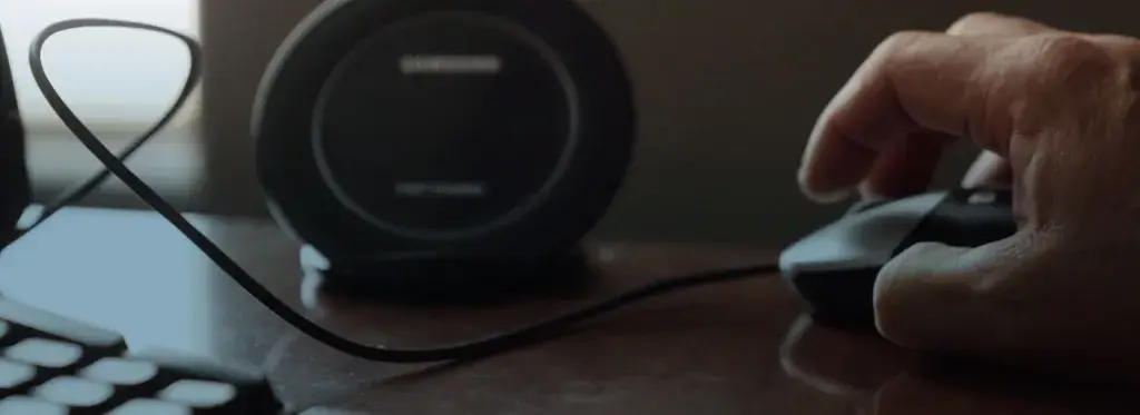 a person at a desk working on a laptop