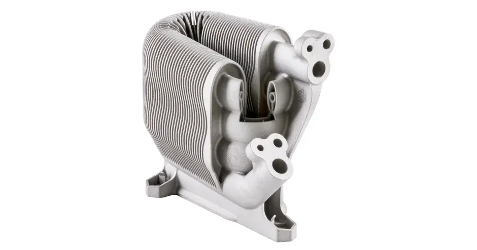 Lamellen-Wärmetauscher, 3D-gedruckt aus LaserForm 316L (B) Edelstahl