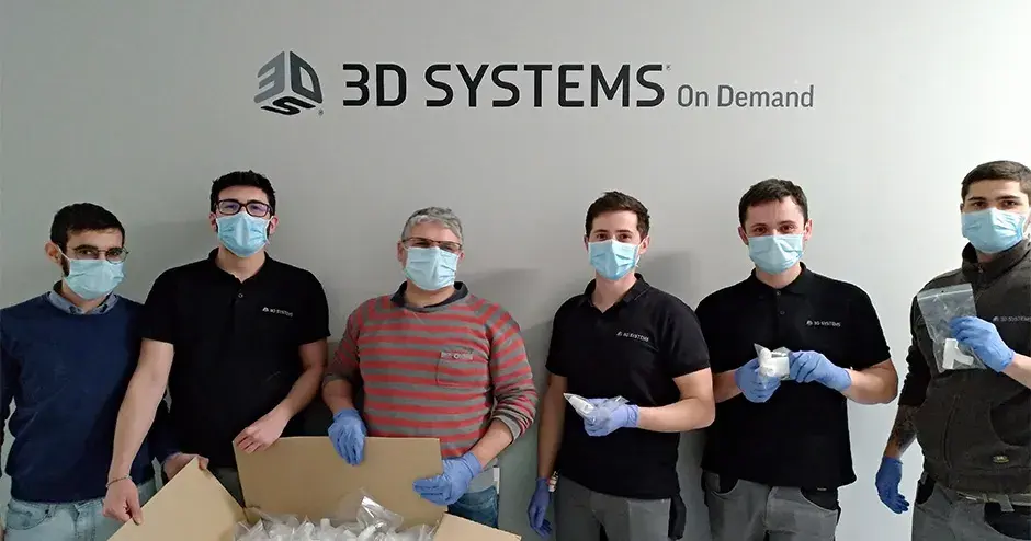 Das Team von Decathlon und 3D Systems hilft bei der Entwicklung von Ventilen für Schnorchelmasken als Antwort auf Covid-19
