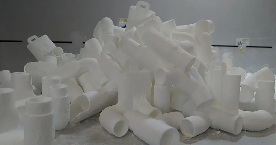 Produktion der Teile für Schnorchelmasken von Decathlon