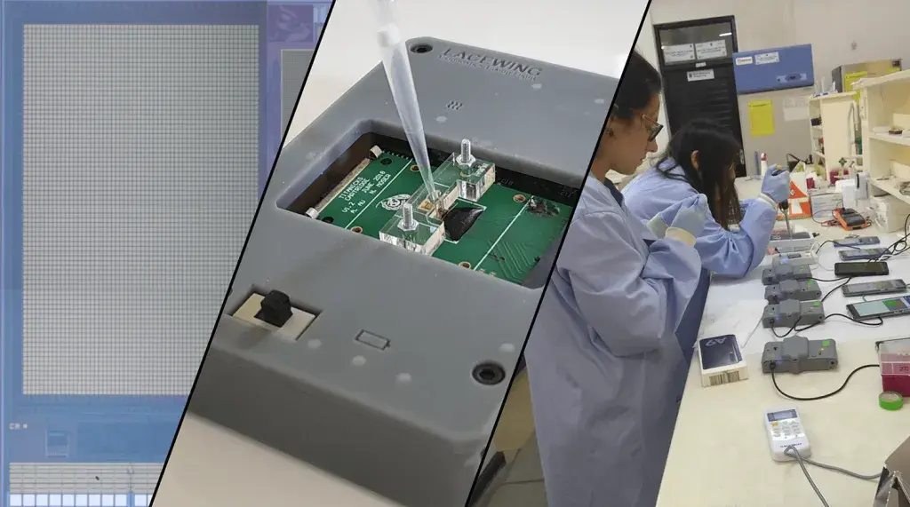 Schnelldiagnosegerät, entwickelt am Imperial College London unter Verwendung der Figure 4-Technologie