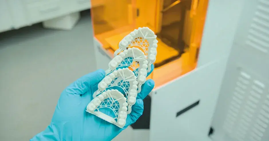 3D-gedruckte kieferorthopädische Formen