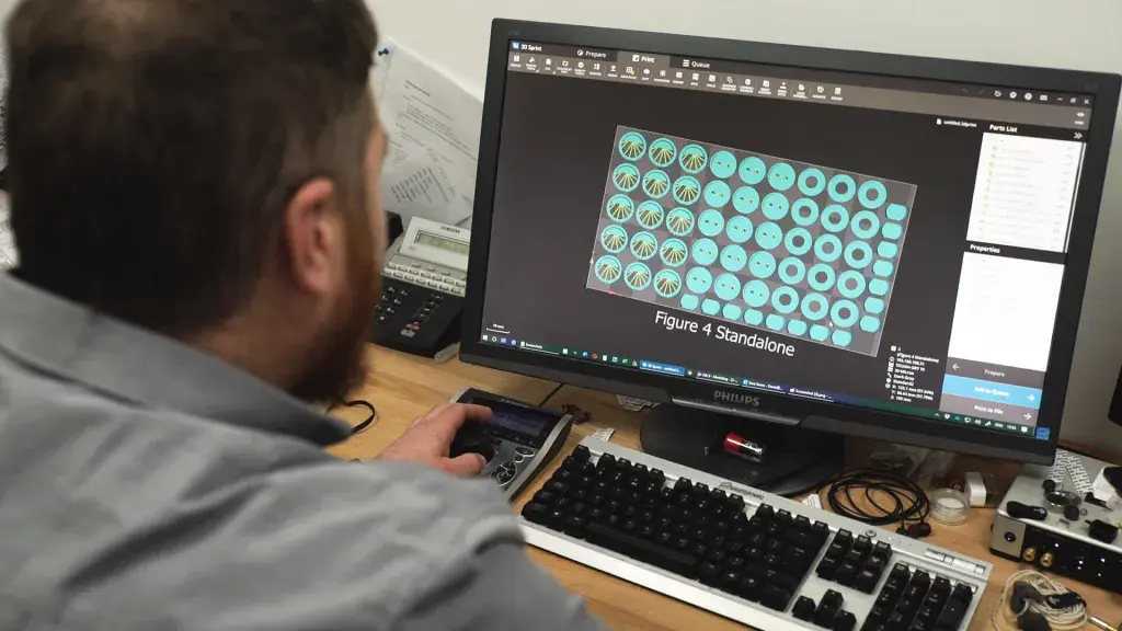 Verwendung von 3D Sprint zur Planung eines Produktionslaufs auf Figure 4 Standalone