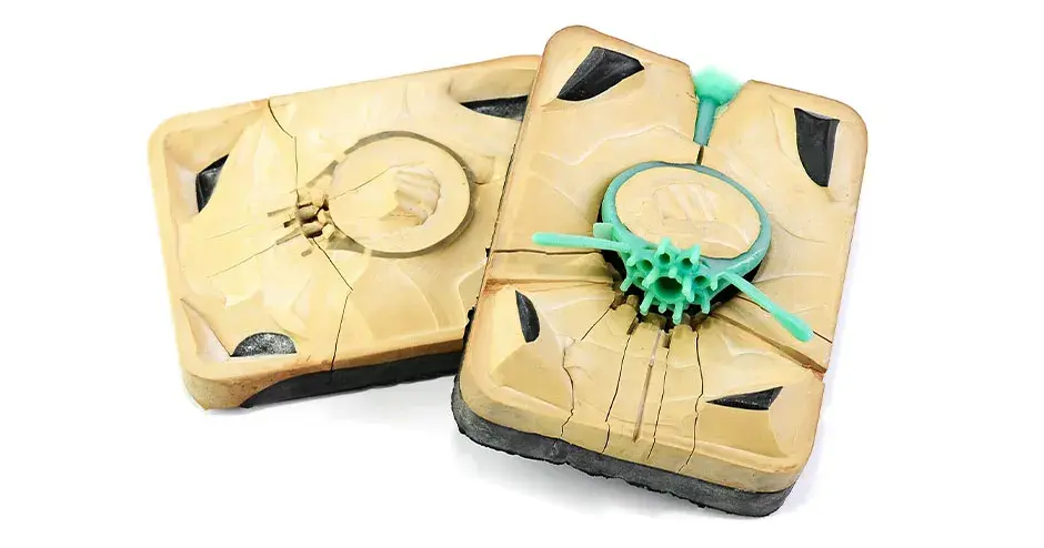 Fertigung von 3D-gedruckten Formen für Schmuckstücke