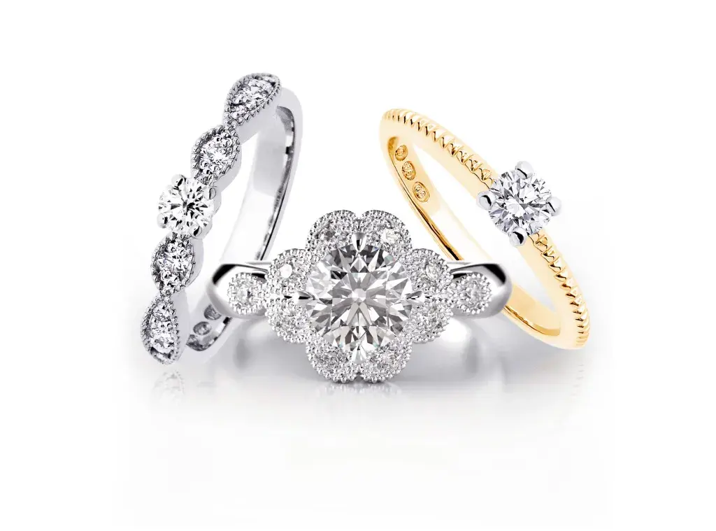 Fertige Ringe, hergestellt von Narsakka 