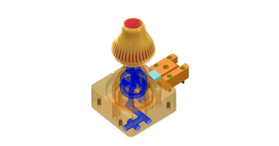 Beispiel für konturnahe Kühlkanäle mit Bastech