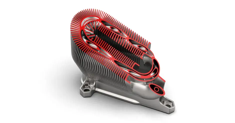 3D Systems DMP Laserform 316L Lamellenwärmetauscher