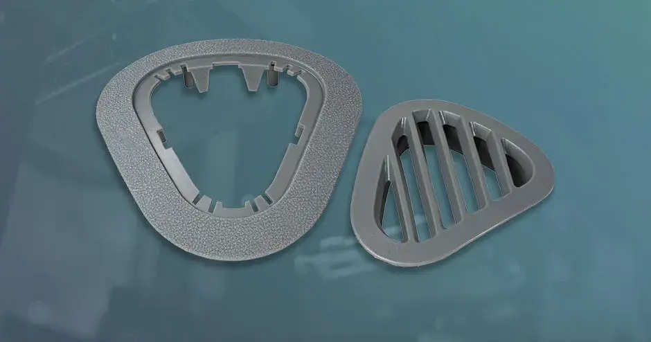 Unmontierte Entlüftung aus Figure 4 Rigid Gray