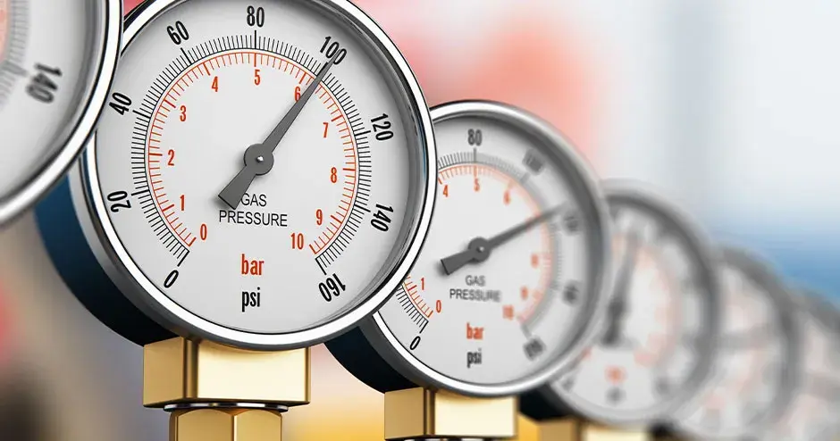 Industrielle Hochdruck-Gasmessgeräte für die Automobilindustrie