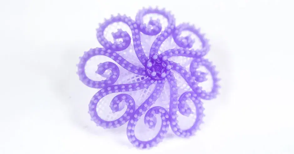 visijet m2 lila anhänger gegossen