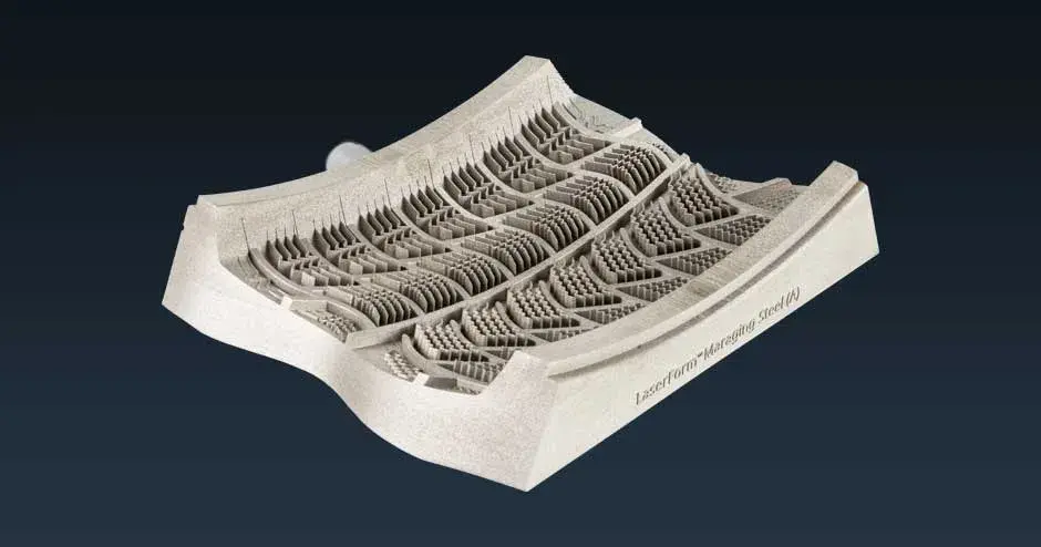 reifenform aus maraging-stahl
