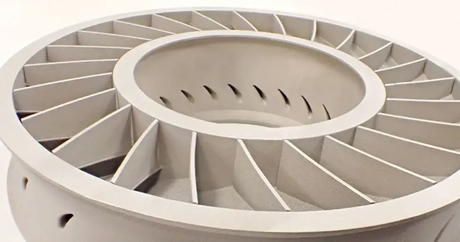 Ein in Metall 3D-gedruckter Stator
