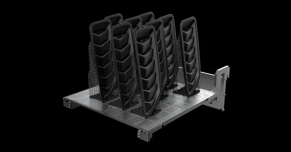 Große 3D-gedruckte Teile aus dem SLA 750-Drucker