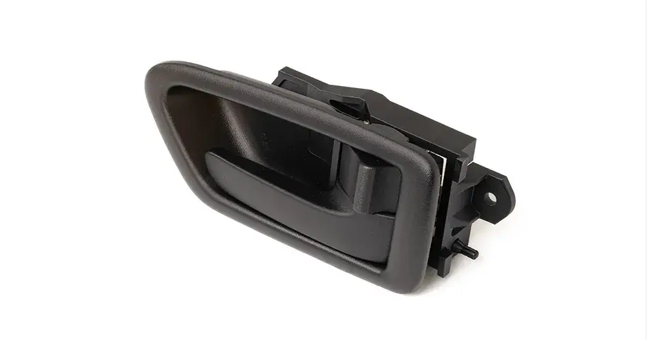 Der Türgriff besteht aus Blende, Kappe, Halterung, Griff und Schalter, die für die Brückenproduktion in 3D gedruckt wurden.