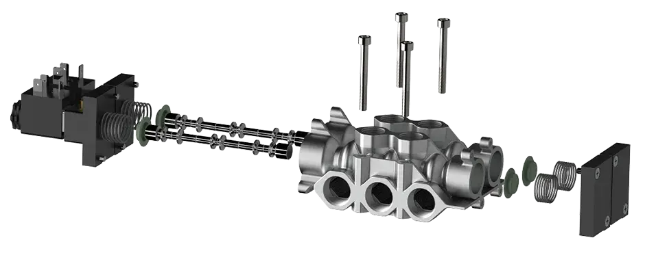 Elektroventil-Baugruppe (optimiert)
