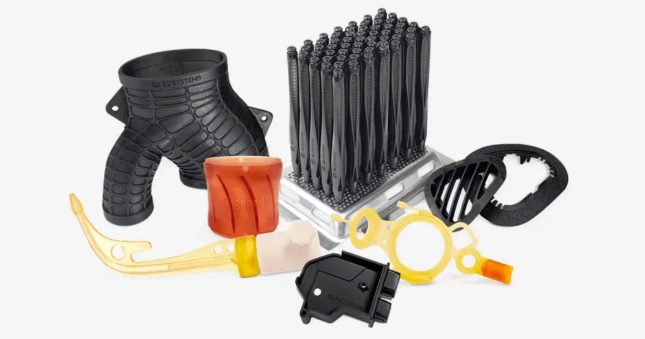 Teile aus neuen Figure 4-Werkstoffen