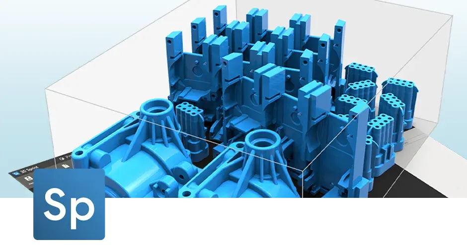 3D Sprint Software, Logo und Screenshot