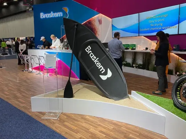 Ein auf dem Titan 3D-gedrucktes Paddleboard