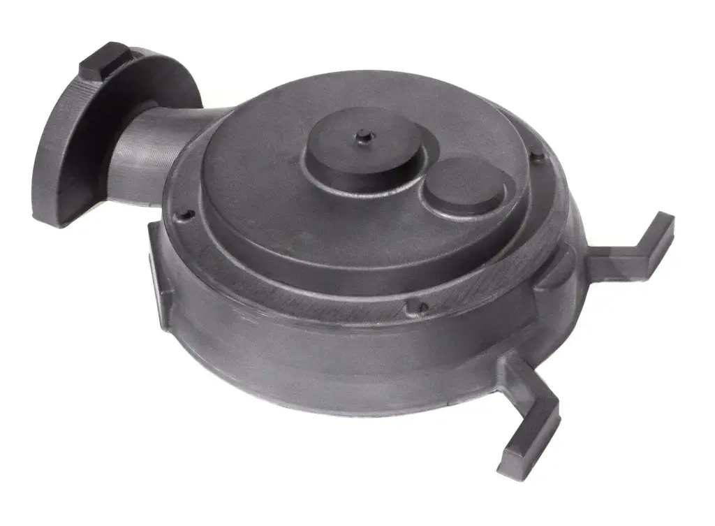 Pumpenmodell, 3D-gedruckt mit Pelletextrusion und bearbeitet auf dem 3D-Drucker Titan Atlas-HS von 3D Systems