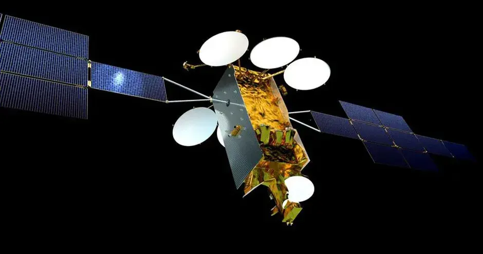 Airbus-Satellit im Weltraum