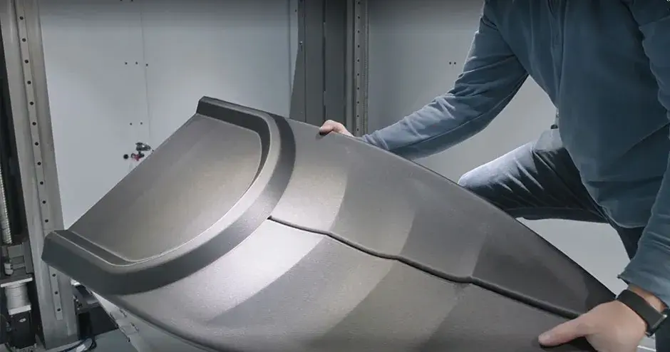 Fertiges Teil, das mit Extrusions-3D-Druck hergestellt wurde