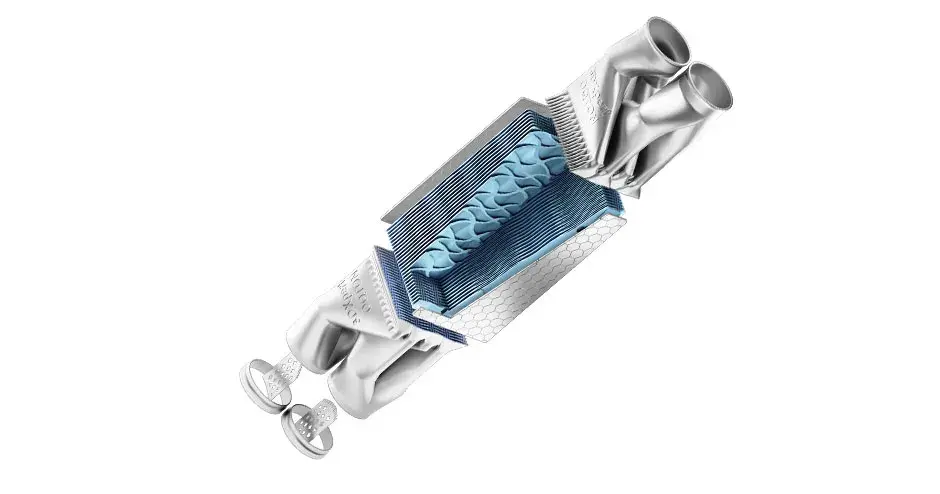 3D-gedruckter Wärmetauscher