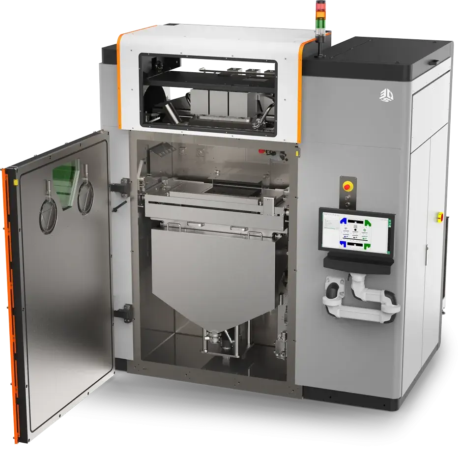 3D-Drucker DMP Flex 350 Triple in steilem Winkel gesehen