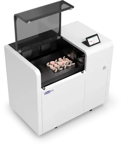 NextDent 300, Materialtür geöffnet