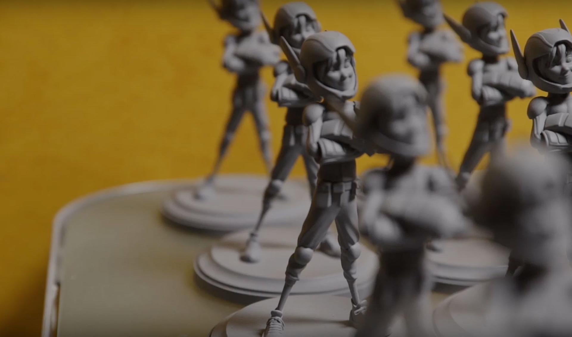 3D-Scannen von Figuren für Spezialeffekte und Fertigung