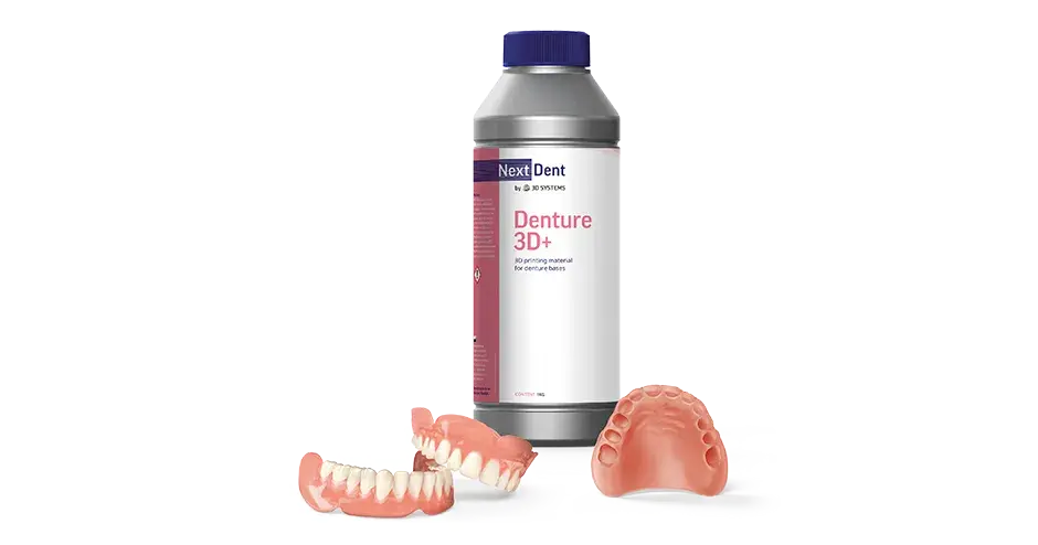 3D Systems NextDent Denture 3D+ Druckwerkstoff für Dentalanwendungen