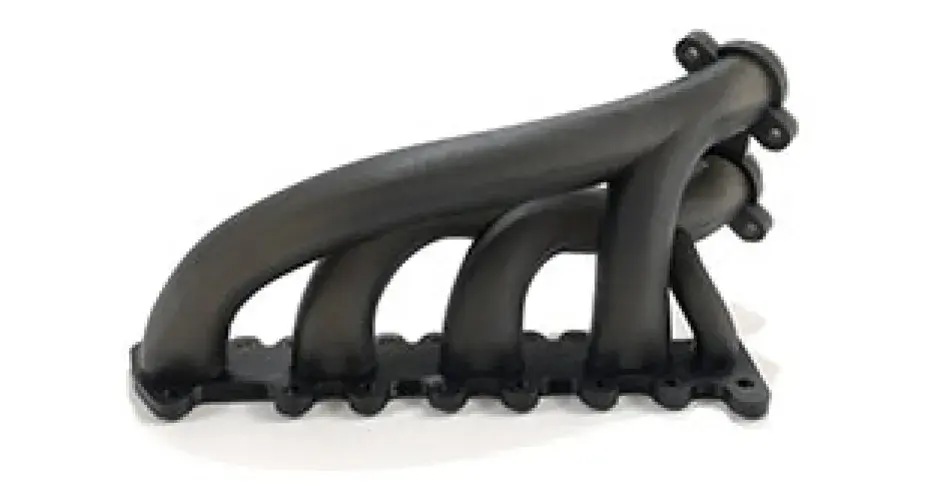 In 3D gedrucktes Teil aus Figure 4 Tough-BLK 20, einem starken, ABS-ähnlichen Material mit langfristiger Umweltbeständigkeit.