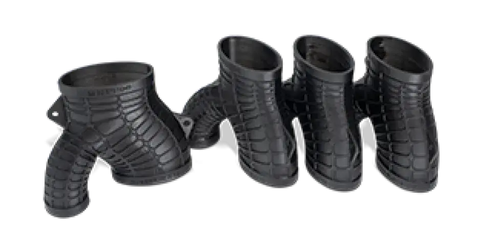 Ein Verteileradapter, hergestellt aus Figure 4 RUBBER-BLK 10 