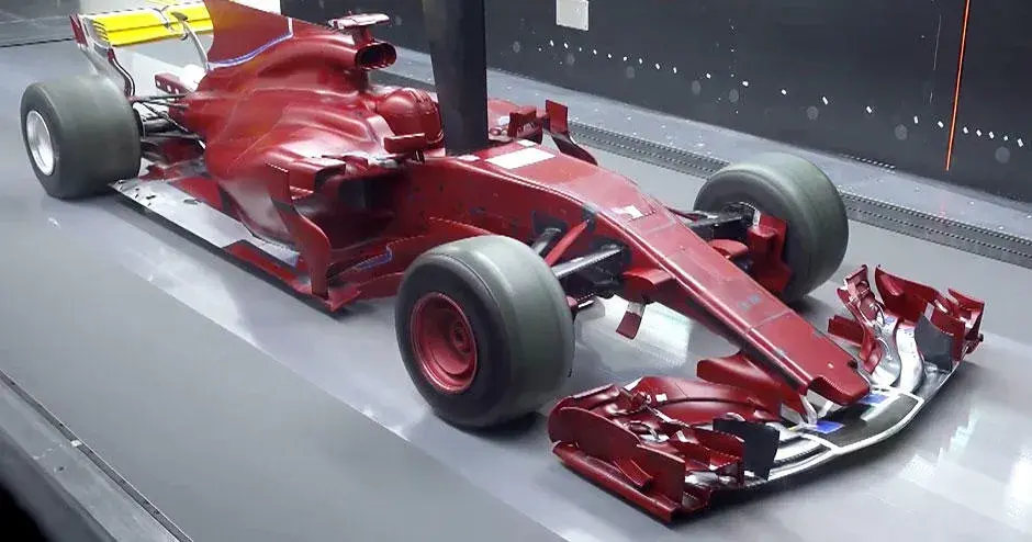 Windkanaltests für den Motorsport