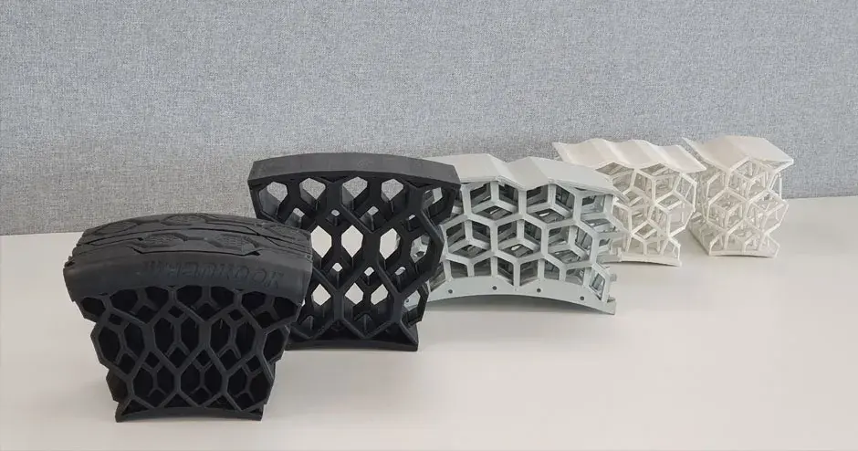3D-gedruckte Reifenteile von Hankook