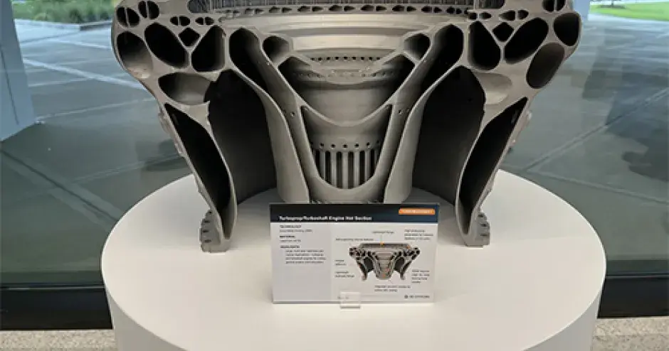metal 3D printed turboprop turboshaft engine